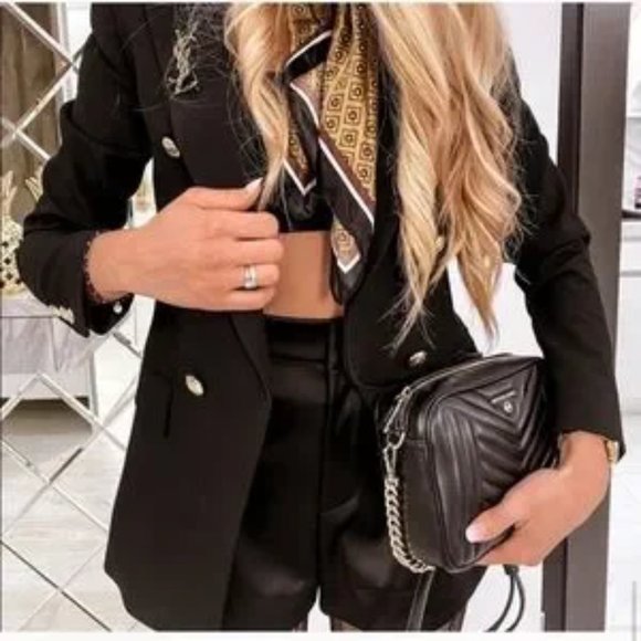 ZARA Double Breasted Blazer Balmain Style - Picture 3 of 8